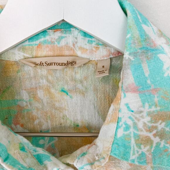 Soft Surroundings Ensconce Tunic Shirt Small - Picture 3 of 5
